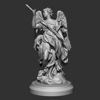 Фото 3D моделирования статуэтки