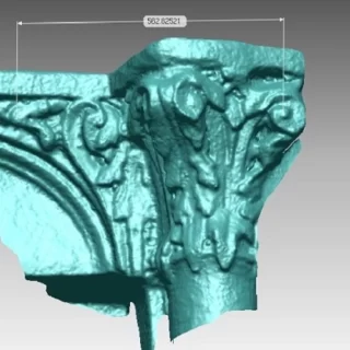 Фото 3D сканирование колонны 2