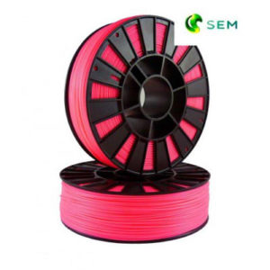 Фото ABS пластика SEM 1,75 мм флуоресцентный розовый