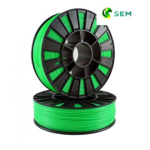 Фото ABS пластика SEM 1,75 мм флуоресцентный зелёный