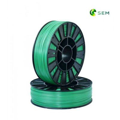 Фото ABS пластика SEM 1,75 мм металлик зелёный