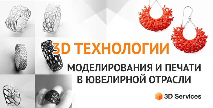 Баннер 3Д печать и ювелирное дело