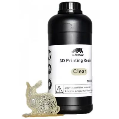 Изображение фотополимерной смолы Wanhao 1 л прозрачная