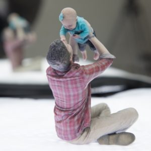 Фото 3D печати фигурки из гипса