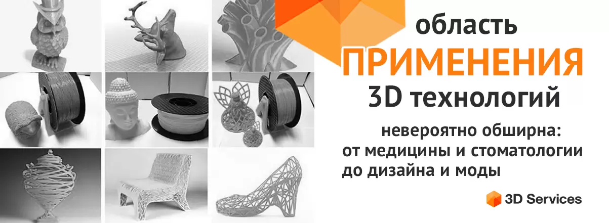 Баннер Применение 3D-технологий
