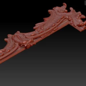 Фото 3D моделирования элемента лепнины