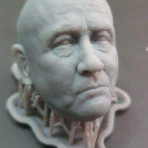 Фото Печать мастер-модели головы из фотополимера SLA