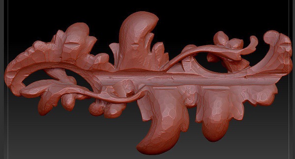 Фото 3D сканирование деревянного элемента интерьера