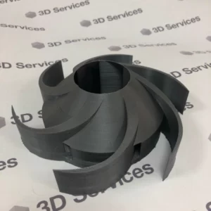 Фото 3D-печать крыльчатки из пластика PETG