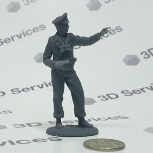Фото 3D-печать модели солдата