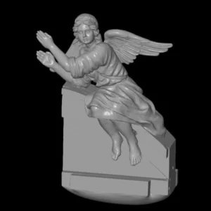 3D сканирование фигурки ангела 6