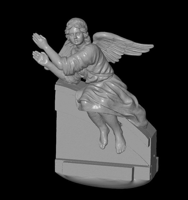 3D сканирование фигурки ангела 6