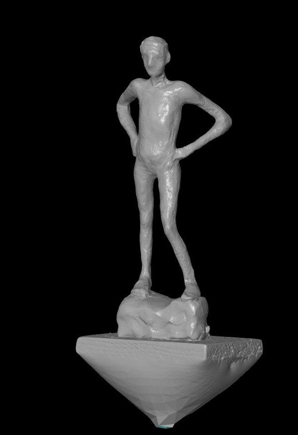 3D сканирование скульптуры из пластилина 4