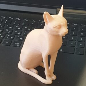 Фото 3D печать фигурки кошки из пластика 1