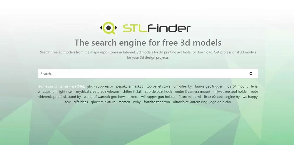Фото сайт STLFinder