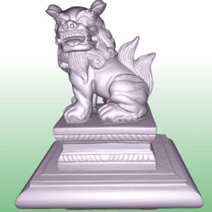 Фото 3D сканирование фигурки тигра 2