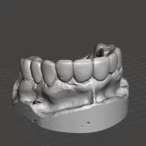 Фото 3D сканирование гипсового слепка 3