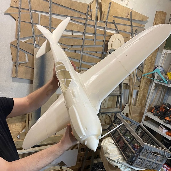 Фото 3D-печать модели самолета из PLA пластика 1