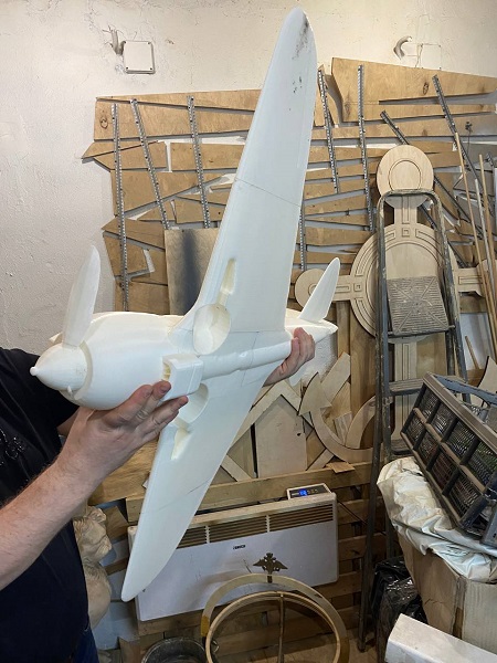 Фото 3D-печать модели самолета из PLA пластика 2