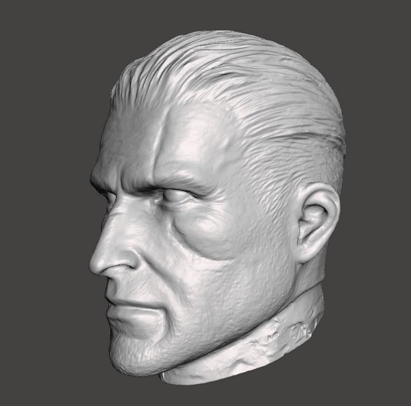 Фото 3D-сканирование головы куклы 3