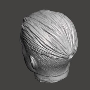 Фото 3D-сканирование головы куклы 4