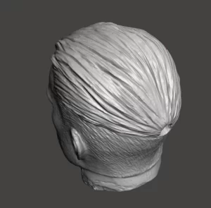 Фото 3D-сканирование головы куклы 5