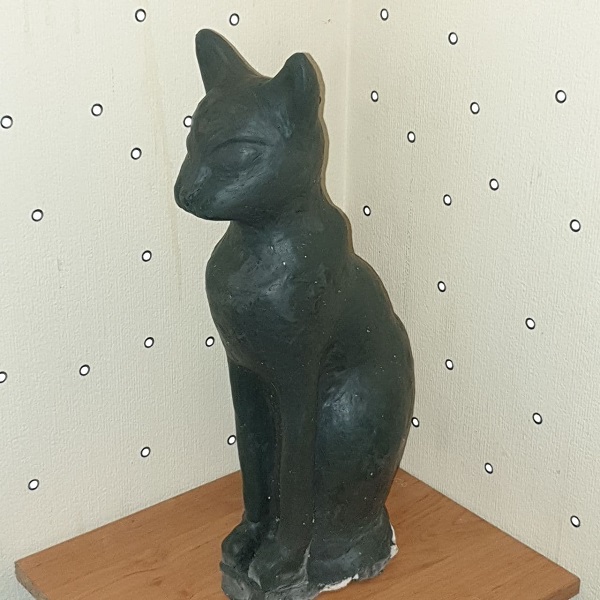 Фото 3D-сканирование статуэтки кошки 1