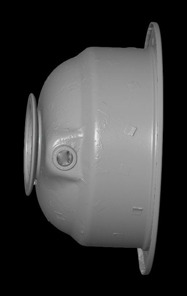 Фото 3D-сканирование крышки насоса 2