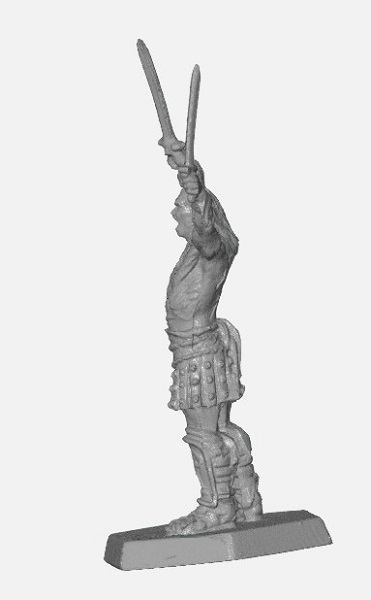 Фото 3D-сканирование статуэтки гладиатора 2