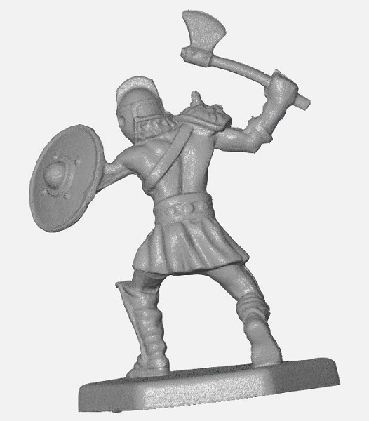 Фото 3D-сканирование фигурки римского воина 3