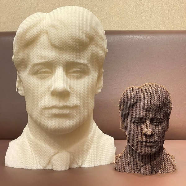 Фото 3D печать копии бюста Есенина 1