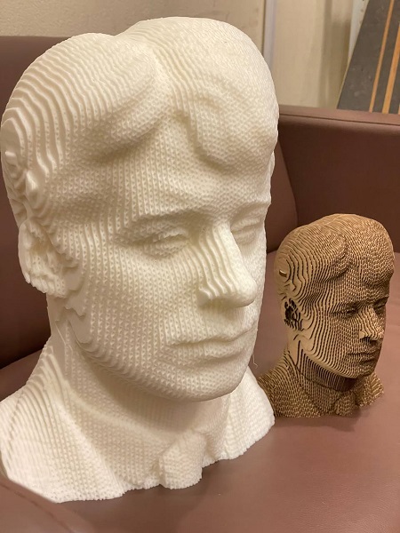 Фото 3D печать копии бюста Есенина 2
