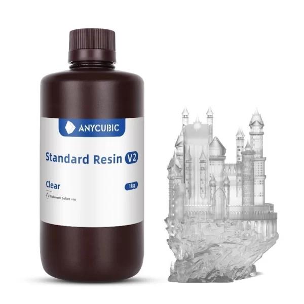 Фото Фотополимер для 3D принтера Anycubic Basic V2 прозрачный 11
