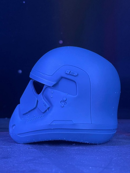 Фото 3D печать шлема Звездных войн 2