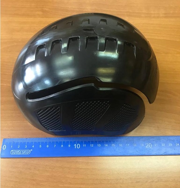 Фото 3D сканирование и обратное проектирование вставки в шлем 2