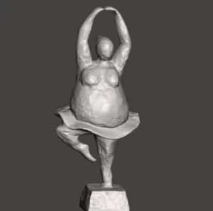 Фото 3D сканирование фигурок балерин 1