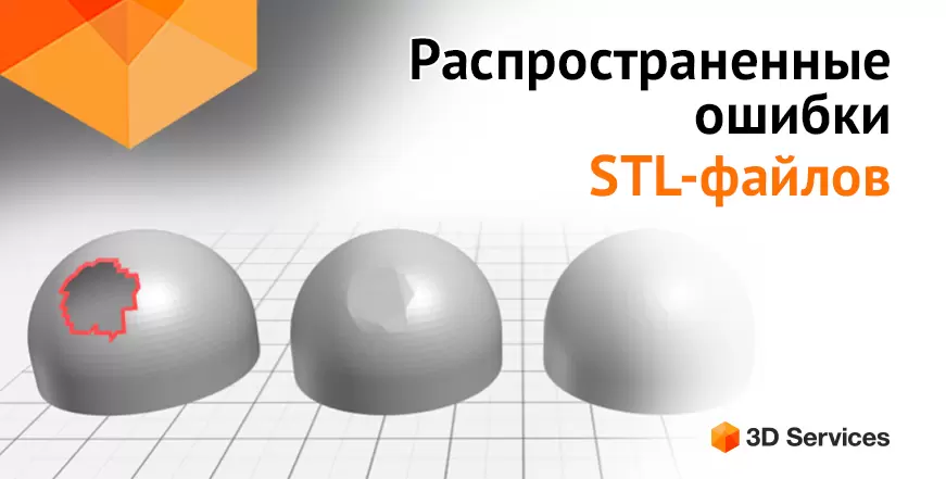 Баннер Основные ошибки STL-файлов