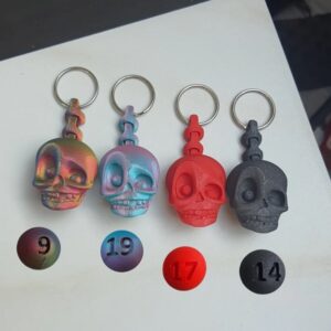 Фото 3D печать брелоков 1
