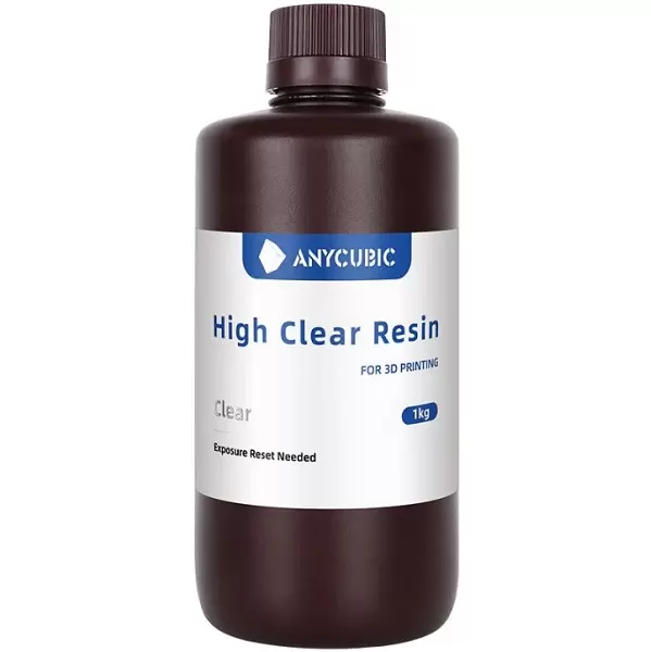 Фото Фотополимер Anycubic High Clear Resin прозрачный 1 кг