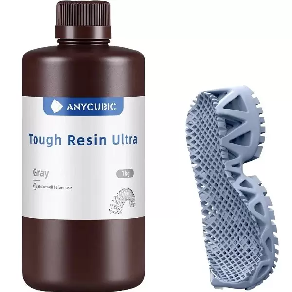 Фото Фотополимер Anycubic Tough Resin Ultra серый 1л