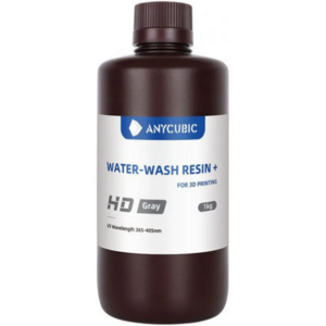 Фото Фотополимер Anycubic Water-Wash Resin+ HD серый 1кг