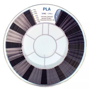 Фото PLA пластик для 3D принтера REC черный 1.75 1 кг
