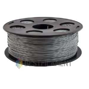 Фото PETG пластик для 3D принтера Bestfilament серебристый металлик 1.75 1 кг