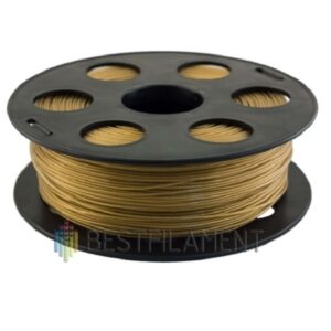 Фото PETG пластик для 3D принтера Bestfilament золотистый металлик 1.75 1 кг