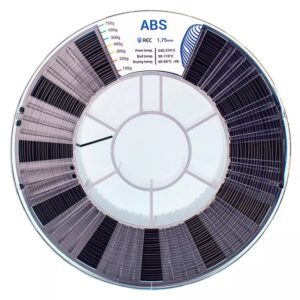 Фото ABS пластик для 3D принтера REC черный 1.75 1 кг