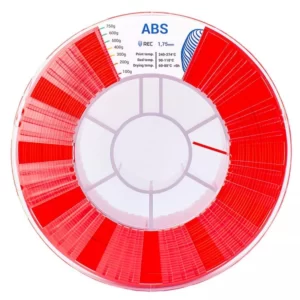Фото ABS пластик для 3D принтера REC красный 1.75 1 кг