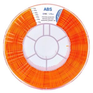 Фото ABS пластик для 3D принтера REC оранжевый 1.75 1 кг