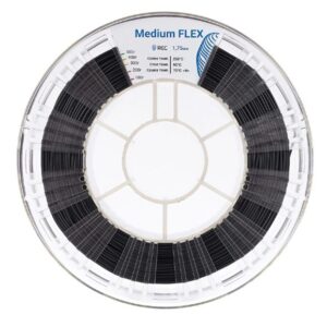 Фото Medium Flex пластик для 3D принтера REC черный 1.75
