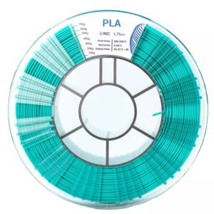 Фото PLA пластик для 3D принтера REC бирюзовый 1.75 1 кг