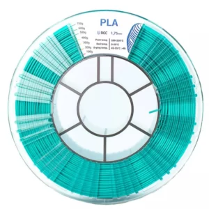 Фото PLA пластик для 3D принтера REC бирюзовый 1.75 1 кг